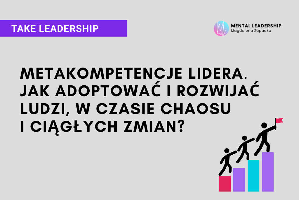 Metakompetencje lidera - jak wspierać adaptację zespołu w czasie zmian? 2 Metakompetencje lidera - jak wspierać adaptację zespołu w czasie zmian? – Magdalena Zapadka trener mentalny i biznesu