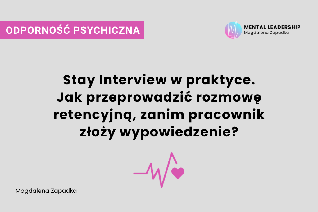 Dowiedz się, jak przeprowadzić skuteczne Stay Interview, zanim kluczowy pracownik złoży wypowiedzenie. Sprawdź sprawdzone pytania i gotowy schemat rozmowy.